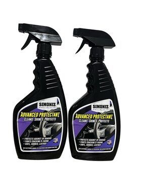 Simoniz Advanced Protectant Spray — Black (2-Pack) new